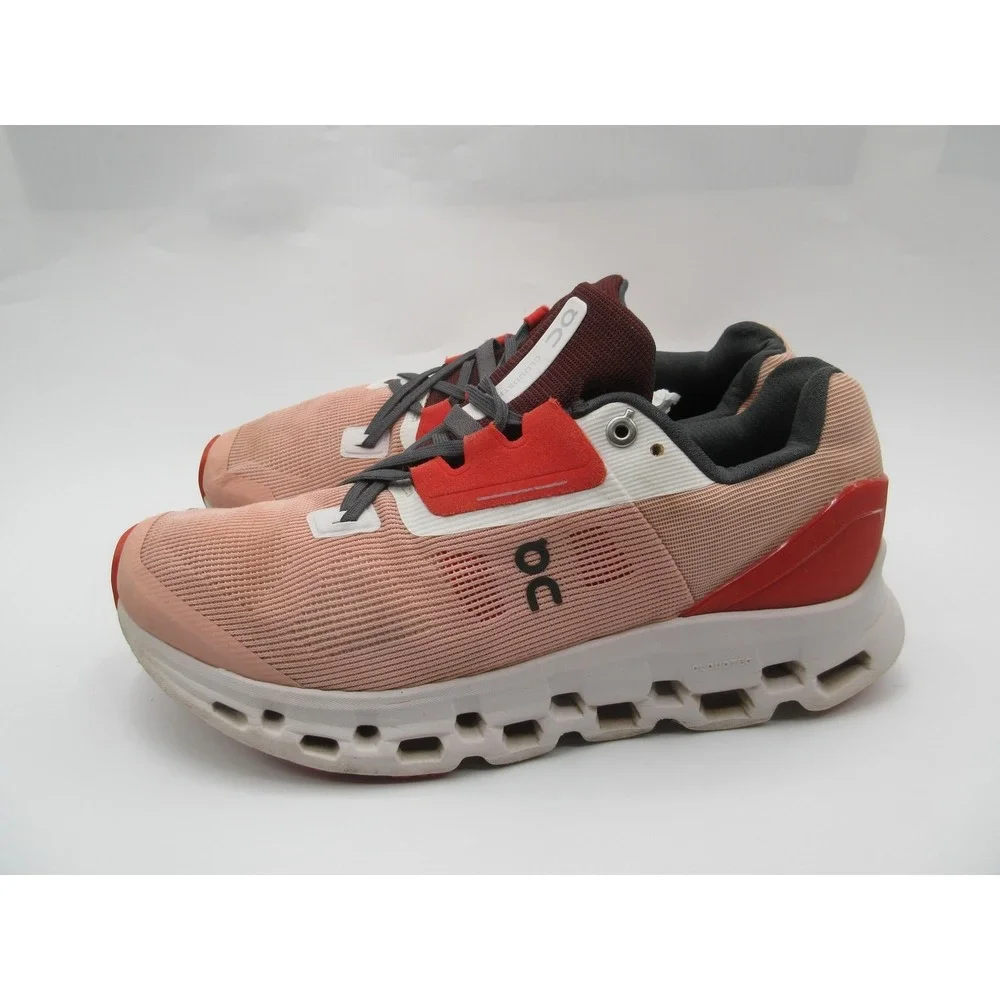 On Cloudstratus Shoes Womens‎ Size 9.5 Pink Helion CloudTec Running Sneakers